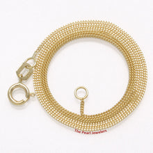 Load image into Gallery viewer, 580023-Solid-14k-Yellow-Gold-Baby-Curb-Link-Style-Chain-Necklace