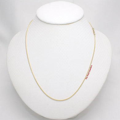 580025-14k-Solid-Yellow-Gold-Round-Wheat-Style-Chain-Necklace