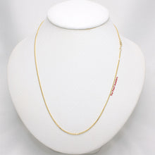 Load image into Gallery viewer, 580027-14k-Solid-Yellow-Gold-Square-Wheat-Style-Chain-Necklace