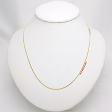 Load image into Gallery viewer, 580028-Solid-14k-Yellow-Gold-Flat-Wheat-Style-Chain-Necklace