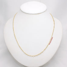 Load image into Gallery viewer, 580030-Solid-14k-Yellow-Gold-Chain-Fancy-Rolo-Style-Necklace