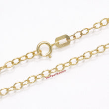 Load image into Gallery viewer, 580030-Solid-14k-Yellow-Gold-Chain-Fancy-Rolo-Style-Necklace