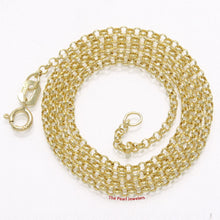 Load image into Gallery viewer, 580031-14k-Solid-Yellow-Gold-Chain-Micro-Rolo-Style-Necklace