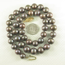 Load image into Gallery viewer, 600051G24-Chocolate-Cultured-Pearl-Knot-Between-Each-Pearl-Necklace