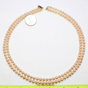 600191-412-Romantic-Pink-Cultured-Pearl-Double-Lanes-Necklace-14k-YG-Clasp