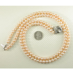 600191-842-Nature-Pink-Pearl-Double-Lanes-Necklace-Silver-925-Clasp