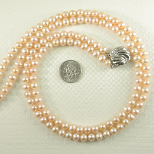 600191B842-Nature-Pink-Cultured-Pearl-Double-Lanes-Necklace