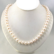 Load image into Gallery viewer, 600226B24-14k-YG-Clasp-Genuine-Cultured-Pearl-Hand-Knot-Necklace