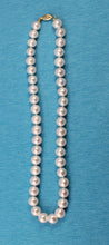 Load image into Gallery viewer, 600248-34-14k-YG-Clasp-Genuine-Freshwater-Pearl-Hand-Knot-Necklace