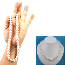 Load image into Gallery viewer, 600248-34-14k-YG-Clasp-Genuine-Freshwater-Pearl-Hand-Knot-Necklace
