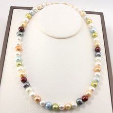 Load image into Gallery viewer, 600309G66-Multi-Color-Freshwater-Cultured-Pearl-Strand-Necklace