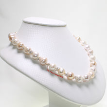 Load image into Gallery viewer, 600361S19-Unique-Design-Genuine-Keshi-Multicolor-Pearls-Necklace