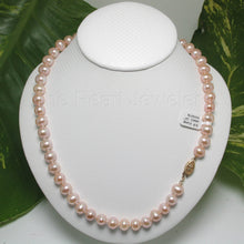 Load image into Gallery viewer, 600557G24-Nature-Pink-Pearl-Knot-Between-Pearl-Necklaces