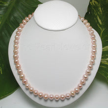 Load image into Gallery viewer, 600557G24-Nature-Pink-Pearl-Knot-Between-Pearl-Necklaces