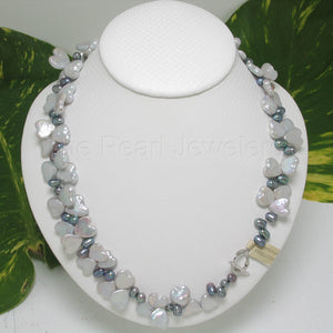 613144S31-Unique-Design-Heart-Shape-Coin-Rice-Pearl-Necklace