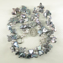 Load image into Gallery viewer, 613279S31-Unique-Design-Heart-Coin-Pearl-Rice-Pearl-Necklace