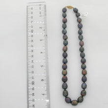 Load image into Gallery viewer, 620199G24-9x11mm-Black-Freshwater-Pearls-Hand-Knotted-Necklace