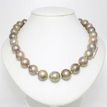 Load image into Gallery viewer, 620561A34-Individually-Knot-Baroque-Lavender-Pearl-Necklace-14kt-YG