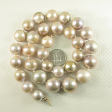 Load image into Gallery viewer, 620561-34B-Individually-Knot-Baroque-Unique-Lavender-Pearl-Necklace-14kt-YG