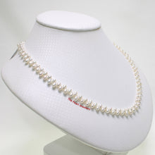 Load image into Gallery viewer, 630002G26-White-Mini-Freshwater-Pearl-Lei-Design-Necklace