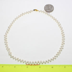 630002G26-White-Mini-Freshwater-Pearl-Lei-Design-Necklace