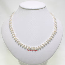 Load image into Gallery viewer, 630002G26-White-Mini-Freshwater-Pearl-Lei-Design-Necklace