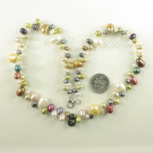 Load image into Gallery viewer, 639007-84-Beautiful-Hawaiian-Rainbow-Style-M/C-Freshwater-Pearl-Necklace