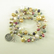 Load image into Gallery viewer, 639007-84-Beautiful-Hawaiian-Rainbow-Style-M/C-Freshwater-Pearl-Necklace