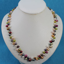 Load image into Gallery viewer, 639800-84-Beautiful-Hawaiian-Rainbow-Style-Freshwater-Pearl-Necklace
