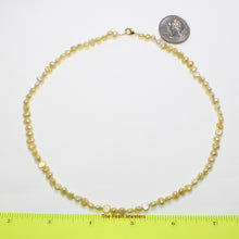 Load image into Gallery viewer, 641001G26-Golden-Yellow-Small-Baroque-Pearl-Simple-Style-Necklace