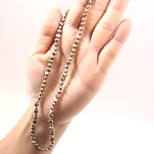 641035G26-Gray-Simple-Beautiful-Small-Baroque-Pearls-Necklace