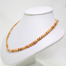 Load image into Gallery viewer, 643327G26-Marigold-Colored-Small-Baroque-Pearl-Simple-Style-Necklace