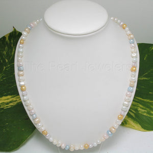 643483G26-Simple Beautiful Small Baroque Pearls Necklace