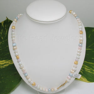 643483G26-Simple Beautiful Small Baroque Pearls Necklace