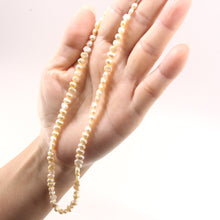 Load image into Gallery viewer, 646091G26-Beige-Small-Baroque-Pearl-Simple-Style-Necklace