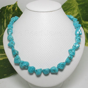 650025G45-Baroque-Turquoise-Necklace-in-12mm-Spring-Ring-Clasp