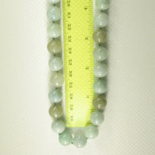 Load image into Gallery viewer, 650084-34-Round-Mix-Green-Jadeite-Knot-Between-Bead-Necklace