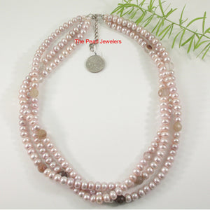 6940619S35-Lavender-Roundel-Cultured-Freshwater-Pearls-Twist-Necklace