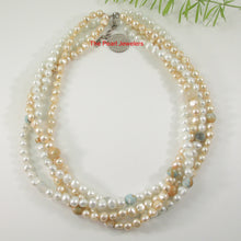 Load image into Gallery viewer, 6943461S35-Small-Baroque-Cultured-Freshwater-Pearls-Twist-Necklace