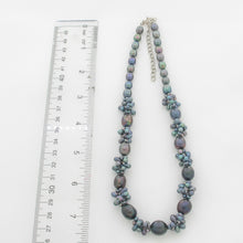 Load image into Gallery viewer, 696023S23-Beautiful-Unique-Necklace-Handcrafted-Black-Cultured-Freshwater-Pearls