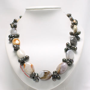 696025S23B-Baroque-Agate-Black-Freshwater-Pearl-Handcrafted-Necklace