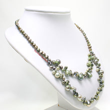 Load image into Gallery viewer, 696038S23B-Simple-Green-Baroque-Mixed-Size-Cultured-Pearl-Necklace