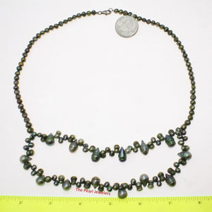 696038S23B-Simple-Green-Baroque-Mixed-Size-Cultured-Pearl-Necklace