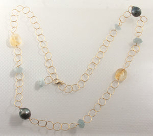 6T00406-14k-Gold-Filled-13mm-Black-Tahitian-Pearl-Handcrafted-Fancy-Style-Necklace