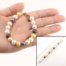 Load image into Gallery viewer, 700309G66-Multi-Color-Freshwater-Cultured-Pearl-Strand-Bracelet