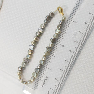 741027G26-Dark-Gray-Simple-Beautiful-Small-Baroque-Pearls-Bracelet