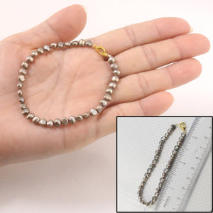 741035G26-Gray-Simple-Beautiful-Cute-Baroque-Pearls-Bracelet