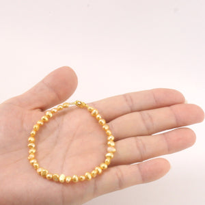 743327G26-Marigold-Simple-Beautiful-Small-Mini-Baroque-Pearls-Bracelet