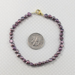 743477G26-Simple-Beautiful-Mini-Baroque-Purple-Pearls-Bracelet