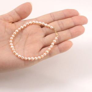 743753G36-Pink Cultured-Freshwater-Mini-Pearl-Bracelet